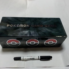 ポケモンカードゲーム　ロングカードボックス　ベーシック　ブラック