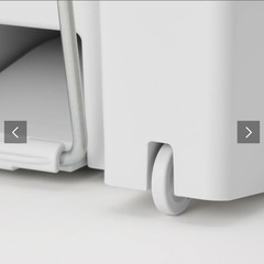 無印良品　muji　再生ポリプロピレン入り　ペダル式ダストボックス　両開きフタ付き 小・２０／３０Ｌ袋用の画像