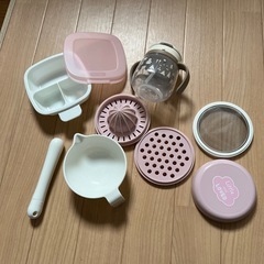 使用回数少なめ！離乳食グッズ　調理器具　マグ