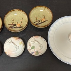 大皿 茶碗蒸し 小皿 コップ