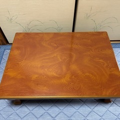 和風ローテーブル　座卓 美品・木目調デザイン