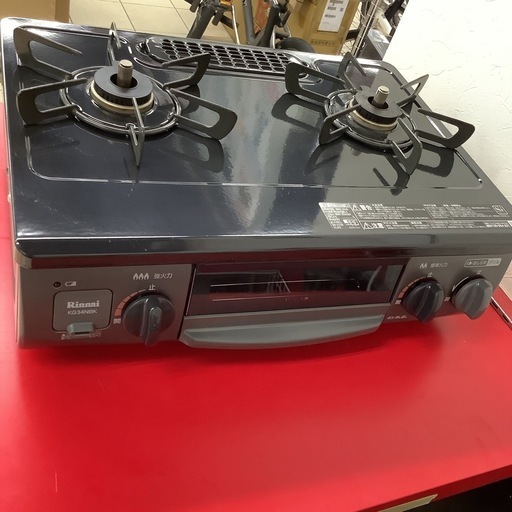 Rinnai   リンナイ　ガステーブル　ガスコンロ　KG34NBKL   2019年製  都市ガス