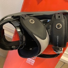 [販売者決まりました]スノーボード　ビンディング、カバー付き(Empire カスタムクラフト)の画像