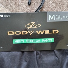 更に値下げしました‼️新品です‼️GUNZEストレッチパンツ黒の画像