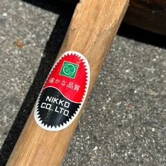 【お譲り先決定】USED トンボ工業 八角掛矢 120mm カケヤ 木製ハンマーの画像