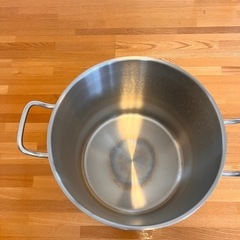 IH対応 ステンレス寸胴鍋28cm (蓋付) 満水18L 底面3層構造 KIPROSTAR(キプロスター) 業務用 両手 深型 食器洗機対応の画像