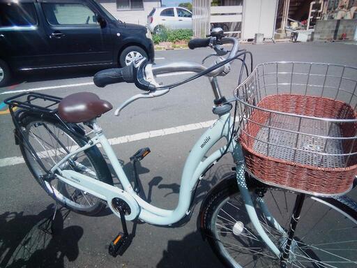 丸石自転車26インチ LEDオートライト 内装3段変速 中古 引