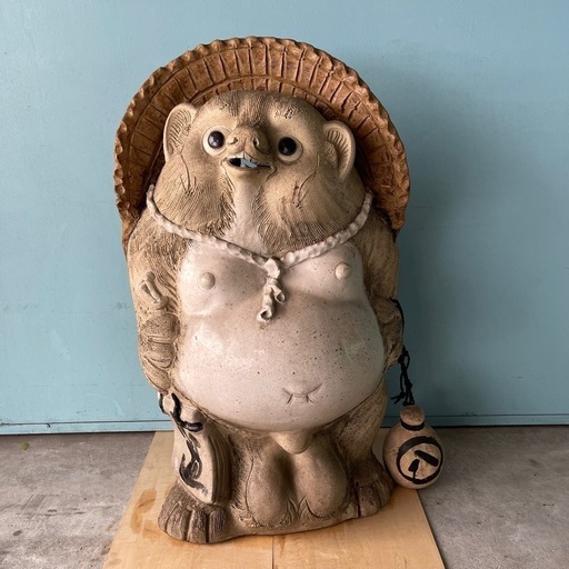 信楽焼　狸　たぬき　大型　高さ82ｃｍ
