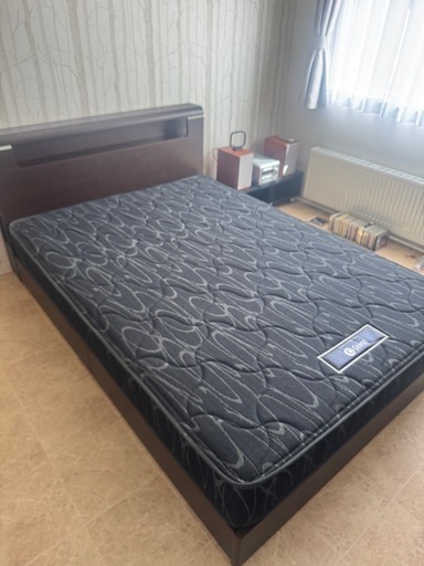 ベッド マットレス ダブル 引き出し付きフレーム GRANZ