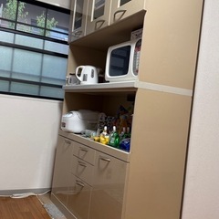 【取引先決まりました！】食器棚 お譲りします(引取り日指定有)
