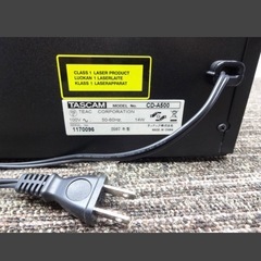 TASCAM CD-A500 タスカム 業務用CDプレーヤー ⑤の画像