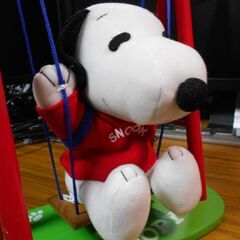 スヌーピー ぬいぐるみ　動くブランコの画像