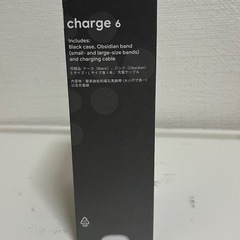 Fitbit Charge 6 Obsidian Black アルミニウムの画像