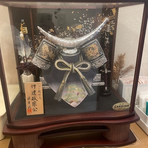 兜 いぶし銀仕上げ