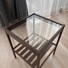 【ほぼ新品🌟】ガラステーブルの画像