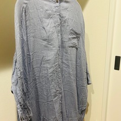 ミズイロインド　シャツワンピ