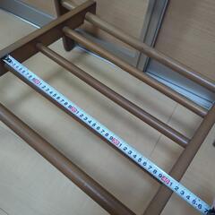 無料 木製ハンガーラックの画像