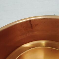 良品 タニタ 純銅製 お風呂セット 洗面器 コップ 元箱無し PURE COPPER コップ 桶 器 TANITA 札幌市 中央区 南12条店 の画像