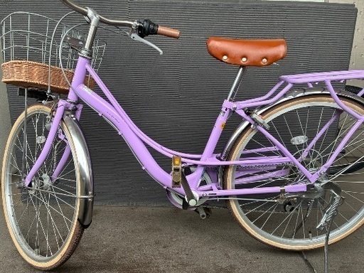 【グラスコーティング施行済み】 アサヒサイクル ビューティフルドリーム 24インチ パープル