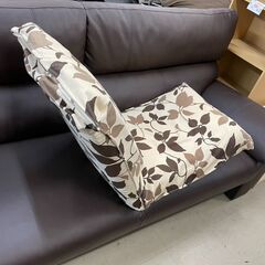 座椅子　No.2335　ブラウン　リクライニング可能　【リサイクルショップどりーむ荒田店】の画像