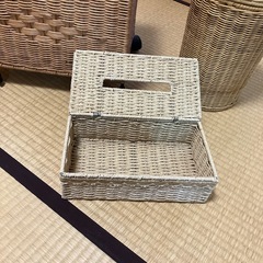 収納テッシュケース、ゴミ箱まとめての画像