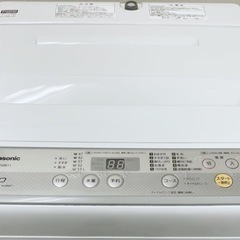 (送料無料) 2020年 美品 洗濯機 つけおきコース 抗菌加工ビッグフィルター Panasonic ⑦の画像
