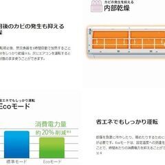 冷暖エアコン　2.5kw　ハイアール　JAA-CS254AK（W）　未使用品　在庫17台の画像