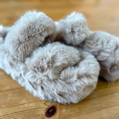 ほぼ新品★もこもこサンダル Mサイズ レディースの画像