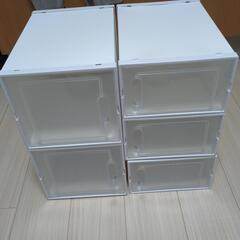 【無料でお譲りします】シューズボックスの画像