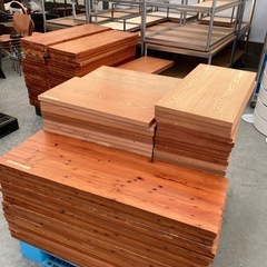 大量 材木 板材 DIY 合板 材料 棚板 加工品  杉材 レッ...
