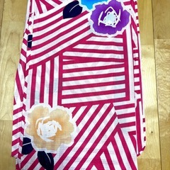 浴衣（ピンクに薔薇柄）