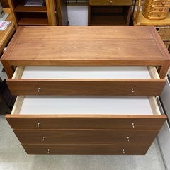 0063 広松木工 ４段チェスト 木製の画像