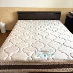 フランスベッド ロングダブルサイズ 美品！
