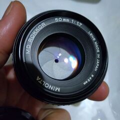 優良品　MINOLTA MD ROKKOR 50nm F1.7 