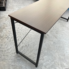 【kj150】美品 横幅160cm シンプルデスク ワークデスク パソコンデスク カウンターテーブル 勉強机 在宅ワーク 検)一人暮らし　ファミリー　冷蔵庫　洗濯機　オフィス　事務　テーブル　ラック　収納　家具　ソファ　キッチンの画像