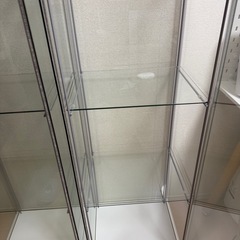 DETOLF IKEA イケア　デトルフ　ガラスコレクションケース　2点　の画像