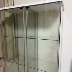DETOLF IKEA イケア　デトルフ　ガラスコレクションケース　2点　の画像