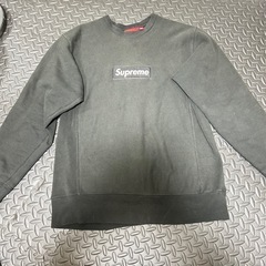 【レア|初期Boxロゴ|紙タグ|supreme】 トレーナー 黒　サイズMの画像