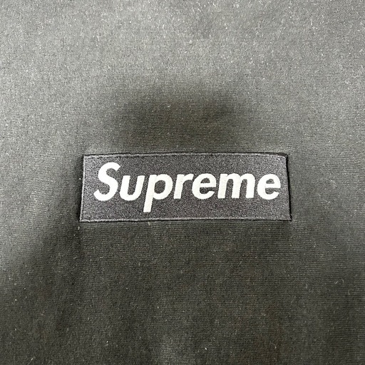 【レア|初期Boxロゴ|紙タグ|supreme】 トレーナー 黒　サイズM