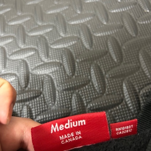 【レア|初期Boxロゴ|紙タグ|supreme】 トレーナー 黒　サイズM