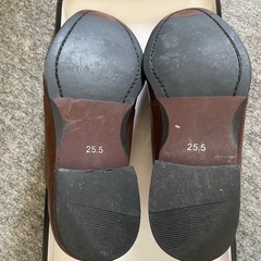 COMME CA ISM ブラウン ビジネスシューズ25.5cmの画像