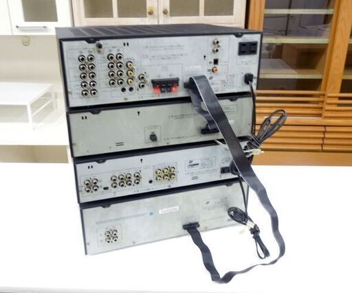 SANSUI コンポ 700Di アンプ CDプレイヤー イコライザー カセットデッキ 4点セット 通電OK ジャンク品 山水 札幌市 新道東店