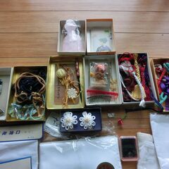 ④◎和風の小物、◎約１００点程、◎かなり有ります（装飾品、福助足袋、等）詳しくはわかりません、★未使用、未開封、大量含む、画像参照★お手数をおかけしますプロフィール必読ですの画像