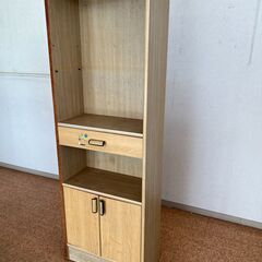 シンプル収納棚（幅60×高180×奥行30cm）／キッチン・リビ...