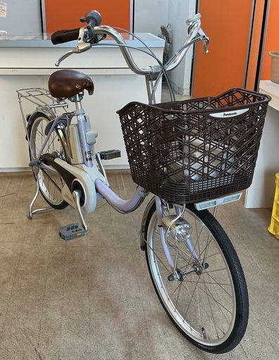 宅配便配送 整備済・美品＞パナソニック・リチウムViVi・20インチ電動 自転車本体