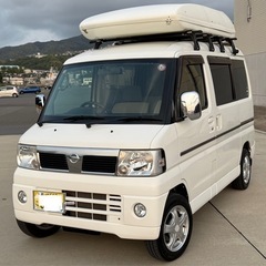 日産クリッパーリオ　キャンピング仕様車　　走行少！程度良！車検付...