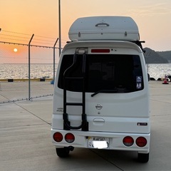 日産クリッパーリオ　キャンピング仕様車　　走行少！程度良！車検付！すぐ乗れます！の画像