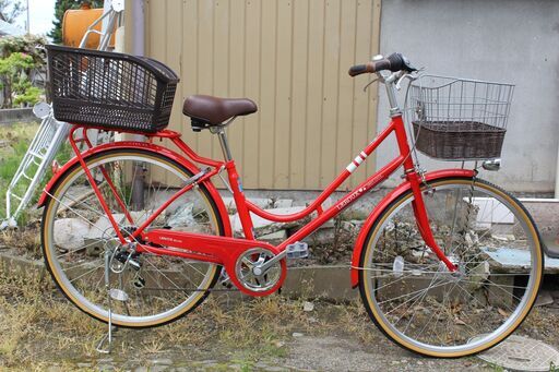 おそらく未使用　26インチ　お買い物自転車　かご2個タイプ　変速付　スマートサイクル