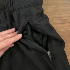 男性用　M-L スポーツウェア　スラックス　ブラックの画像