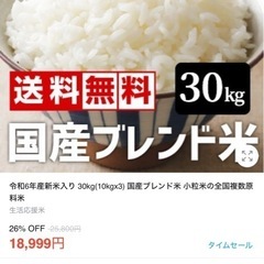 令和6年産新米入り 20kg(10kgx2
) 国産ブレンド米 ...